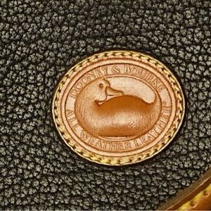 Dooney & Bourke Tan and Black Leather Bag